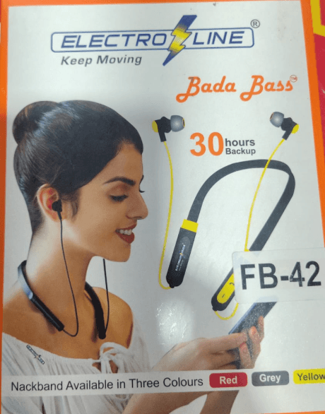 Electroline Bada Bass FB-42 Wireless Bluetooth Neckband
