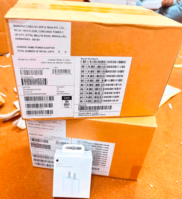 Apple USB-C 20W Power Adapter (Model A2246)