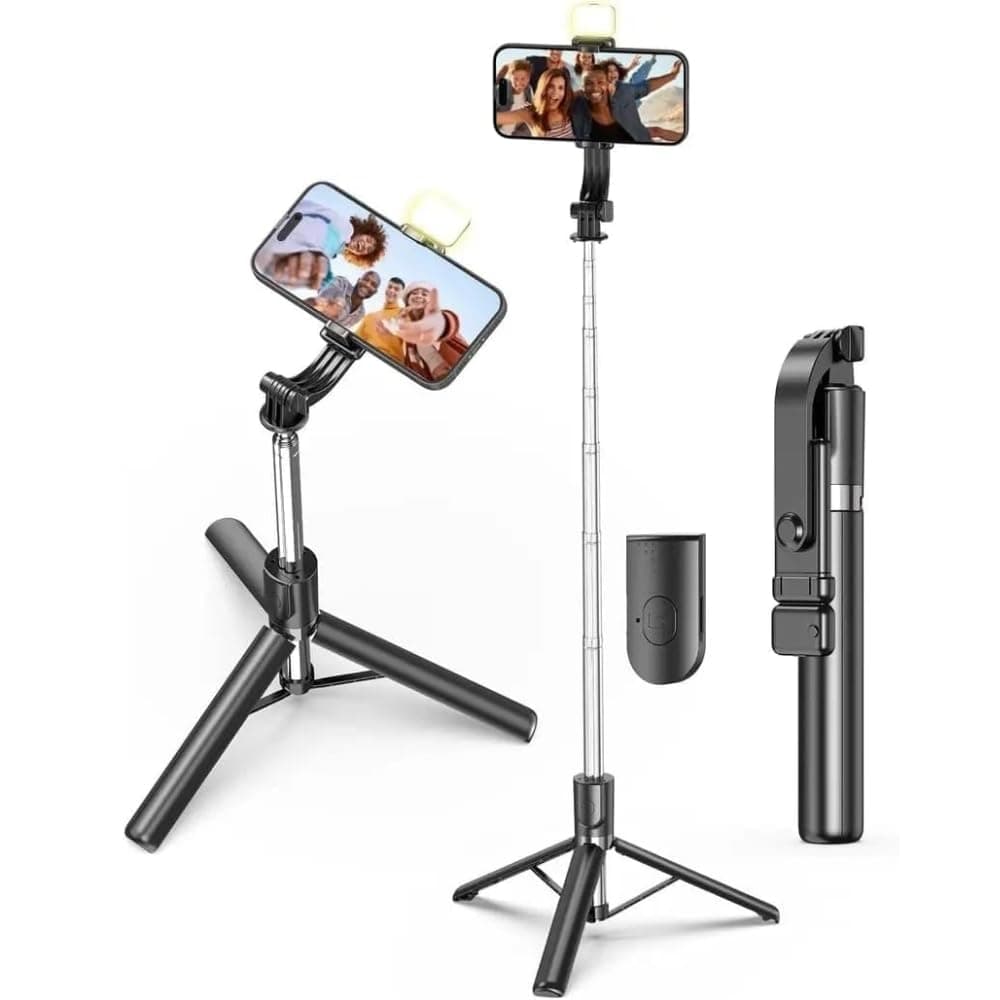 R1S-L 3-in-1 Selfie Stick with Tripod Stand
