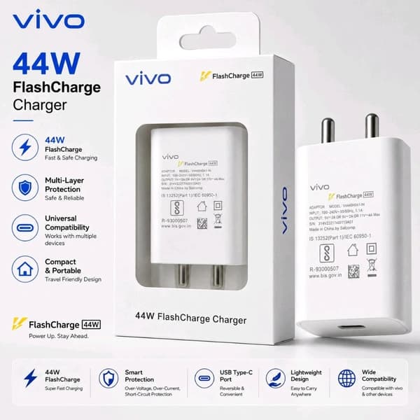 Vivo 44W Flash Charging Adaptor