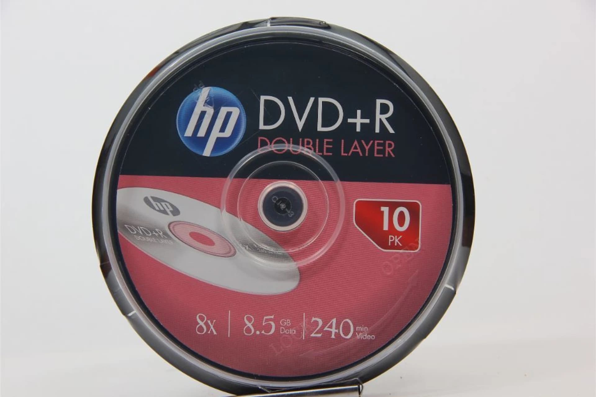 HP DVD R DL 8.5GB 8X 10Pack Cake Box