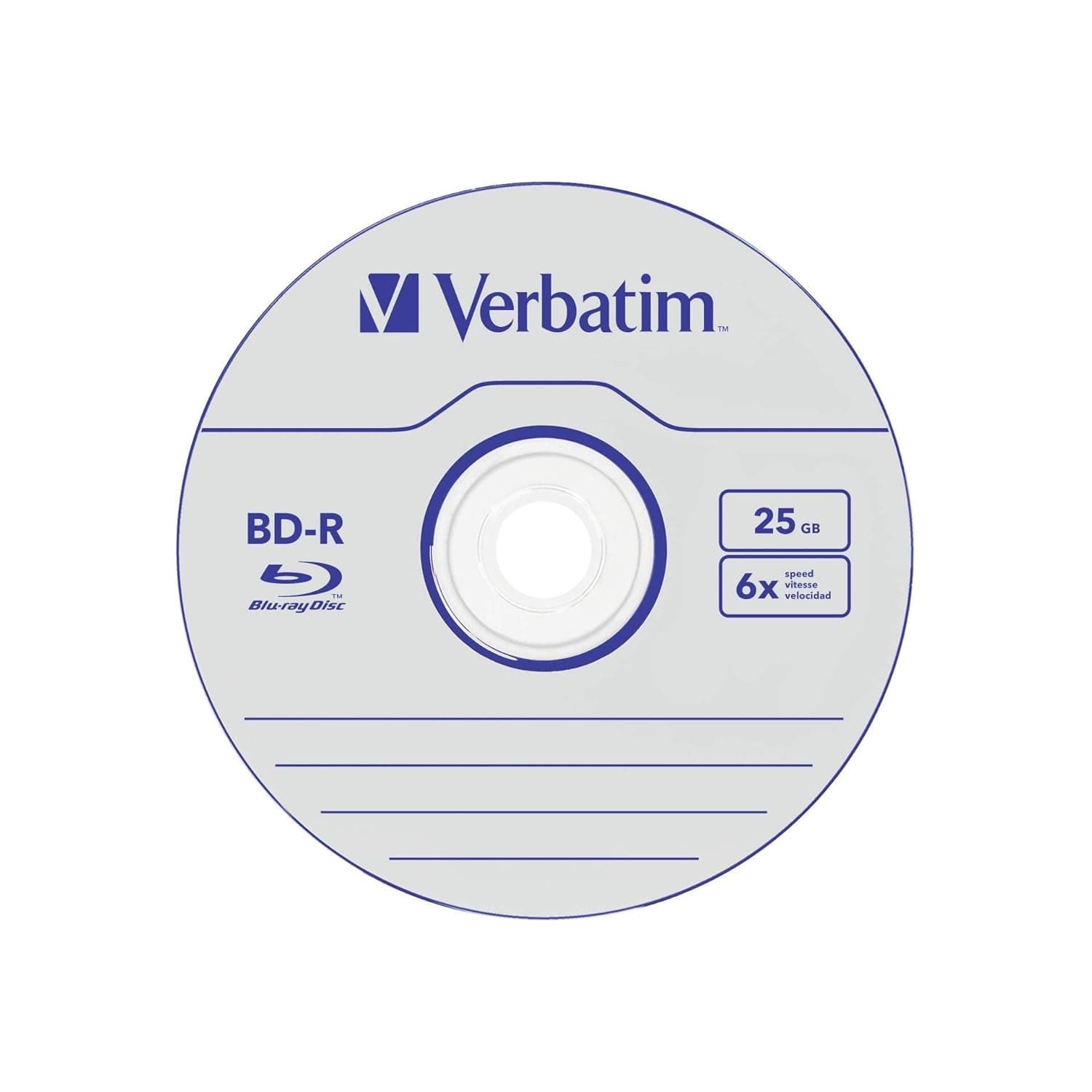 Verbatim BD R 25GB 6X 5Pack Jewel Case