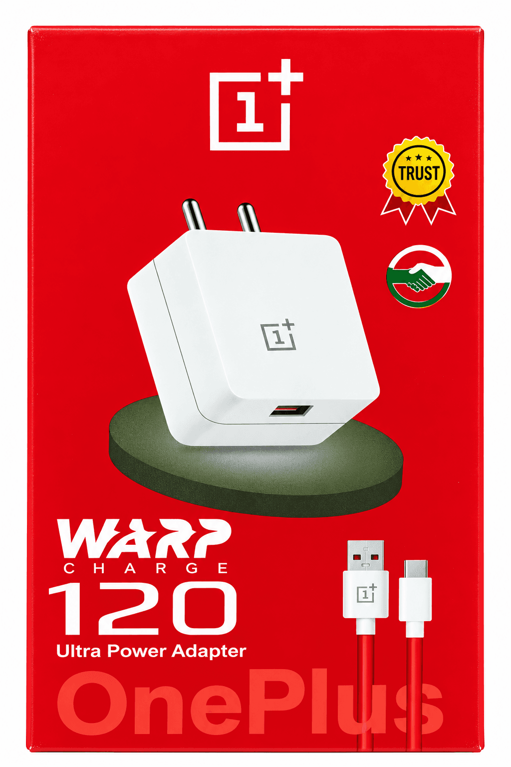 OnePlus Warp Charge 120W Ultra Power Adapter With Cable