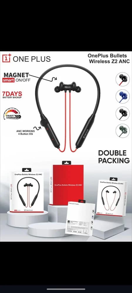OnePlus Bullets Wireless Z2 ANC Bluetooth Neckband Earphones