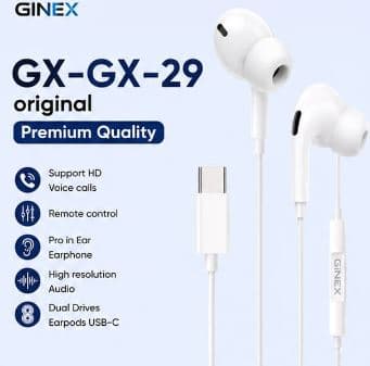 GINEX GX-29 Wired In-Ear Earphones image 4