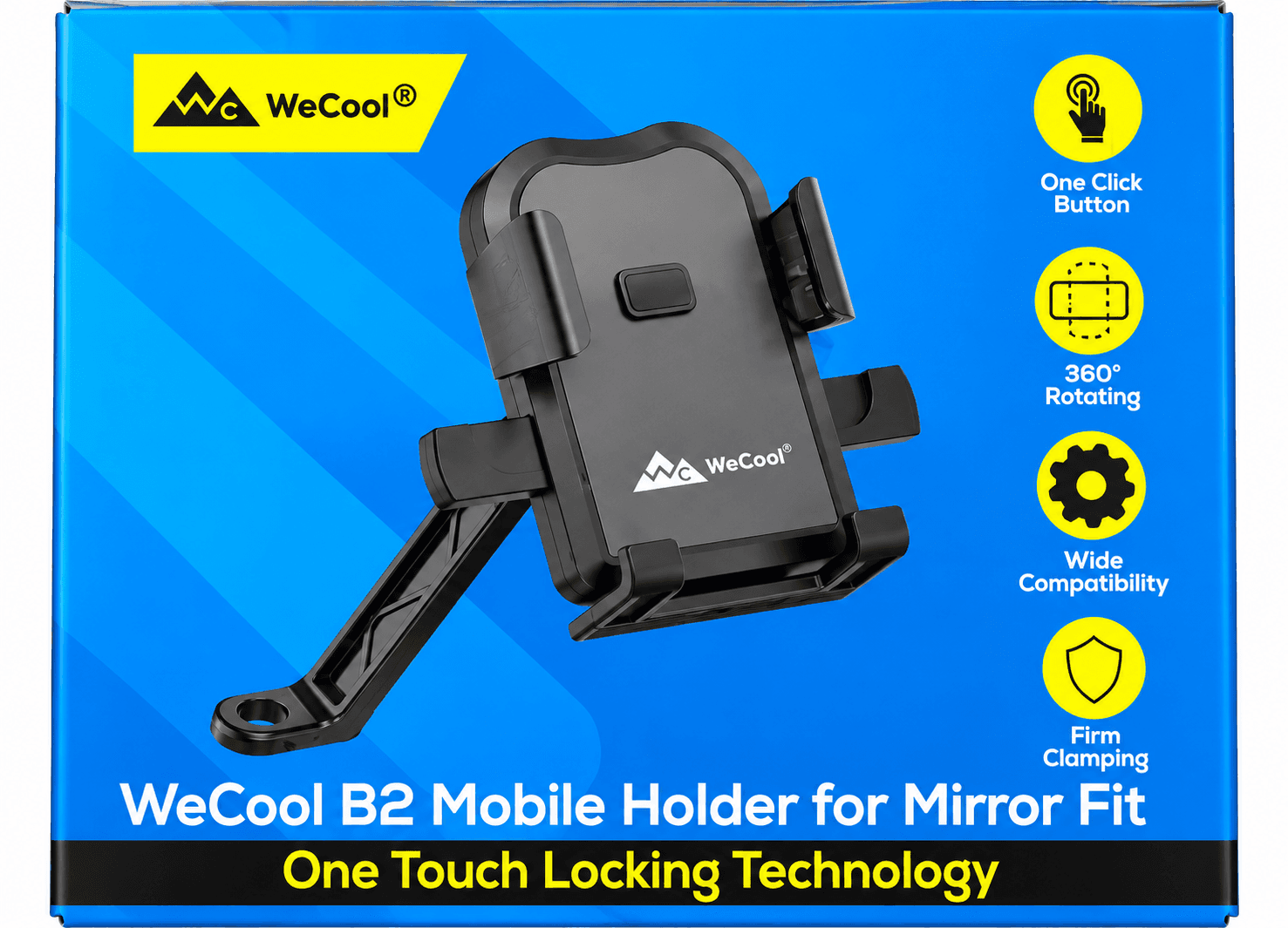 WeCool B2 Mobile Holder For Mirror Fit