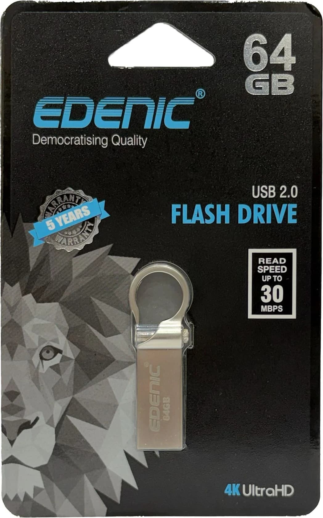 EDENIC 64GB USB 2.0 Flash Drive Pen Drive image 3