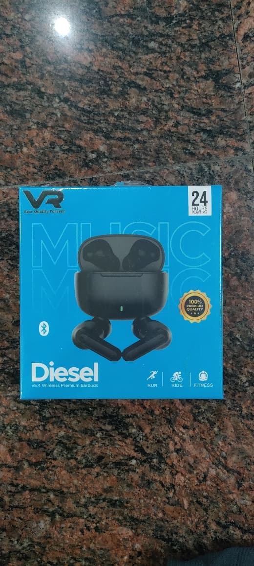 VR Diesel V5.4 Wireless Premium Earbuds. image 2
