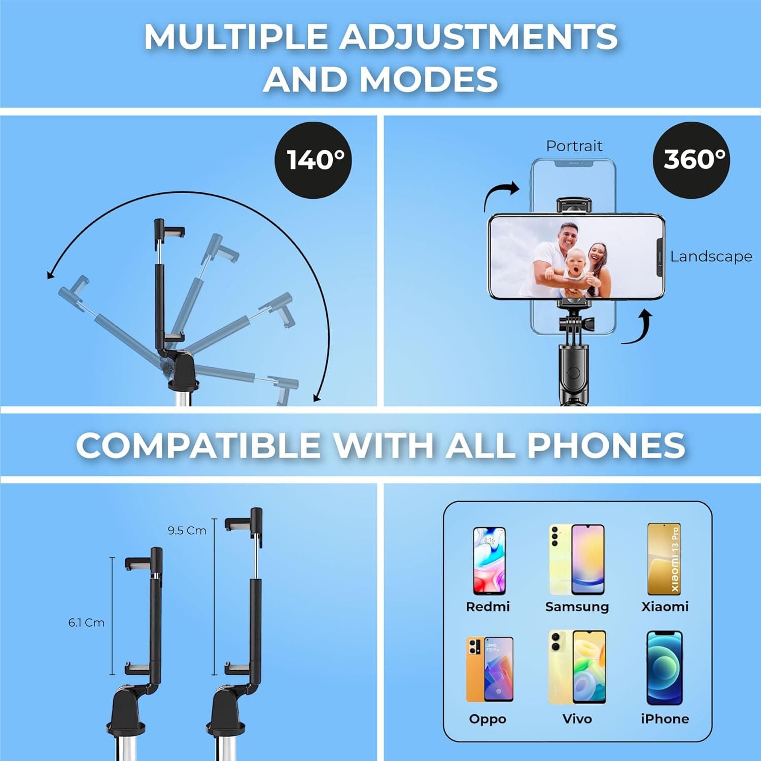 Y17 Selfie Stick Tripod image 2