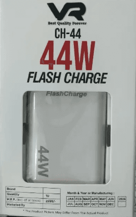 VR CH-44 44W Flash Charge Fast Charger Adapter image 3