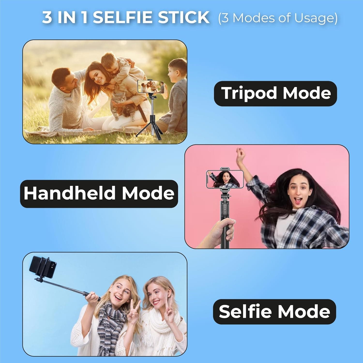Y17 Selfie Stick Tripod image 3