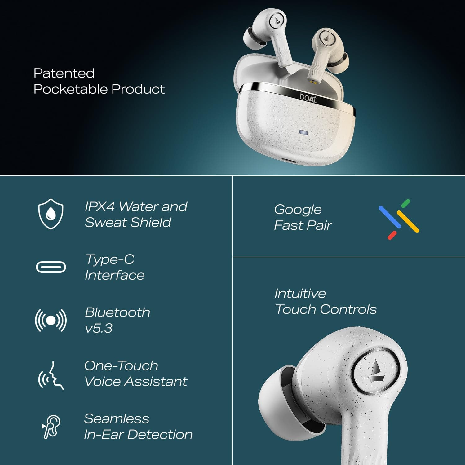 boAt Nirvana Crystl True Wireless Earbuds image 3