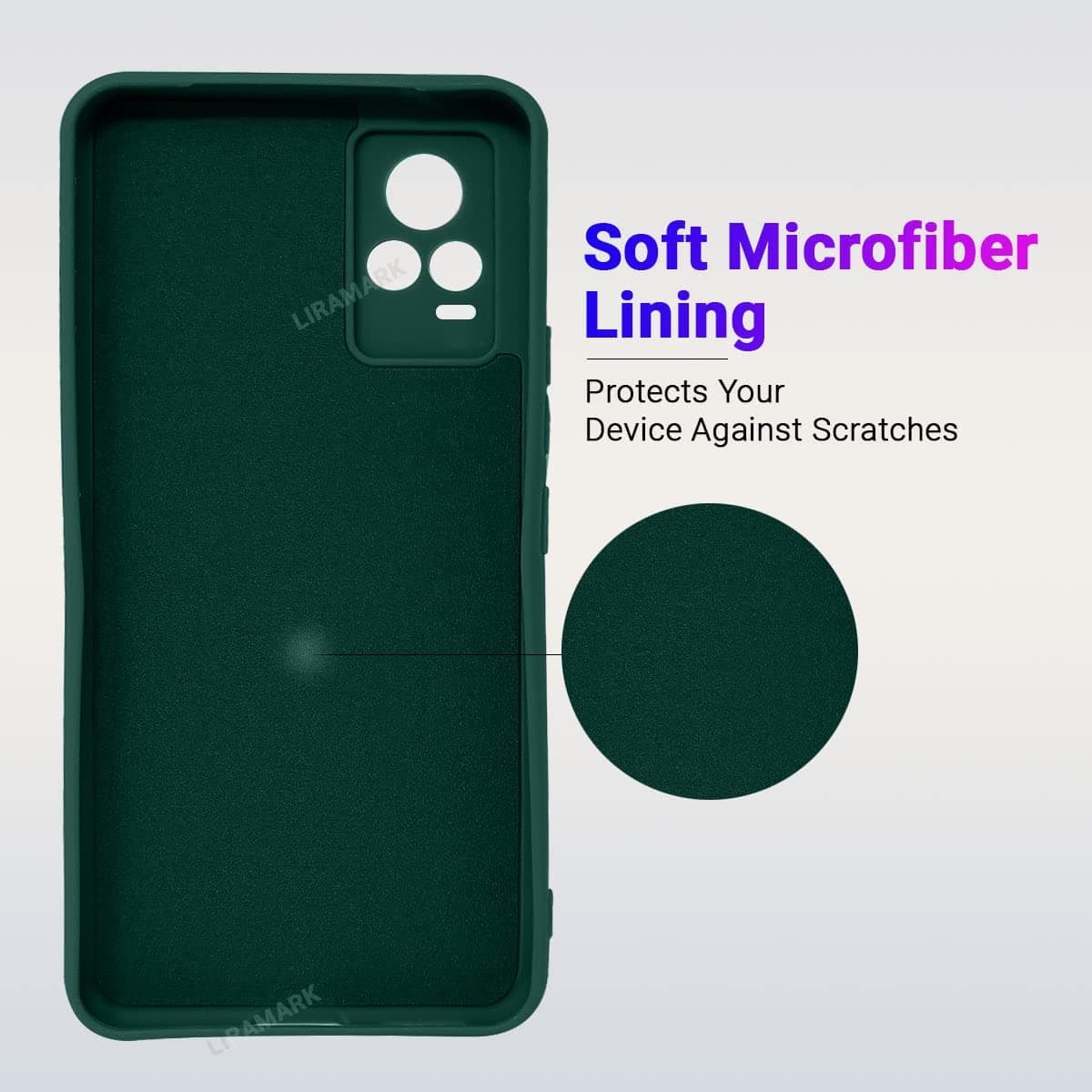 Coverage Back Cover for Vivo V20 image 2