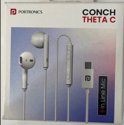 Portronics Conch Theta C In-Ear Type-C Wired Earphones image 2