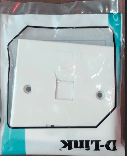 D-Link Single Port Face Plate (Model: NFP-0WHI11)