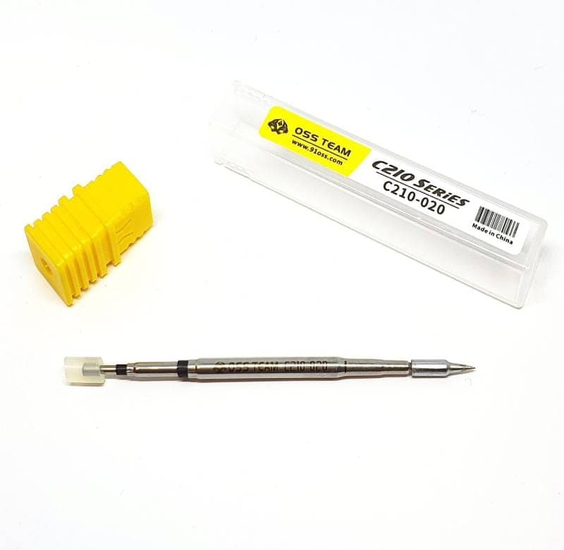 OSS TEAM C210 020 Series Straight Pointed Soldering Tip image 3