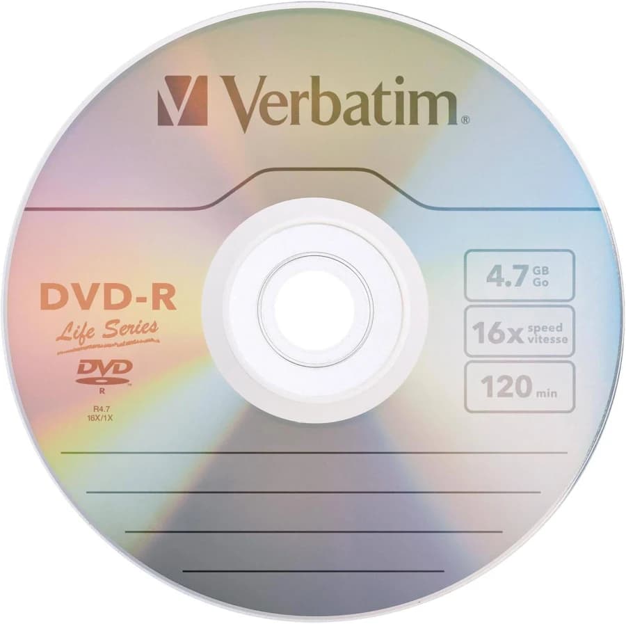 Verbatim DVD R 4.7GB 16X 100Pack Spindle image 2