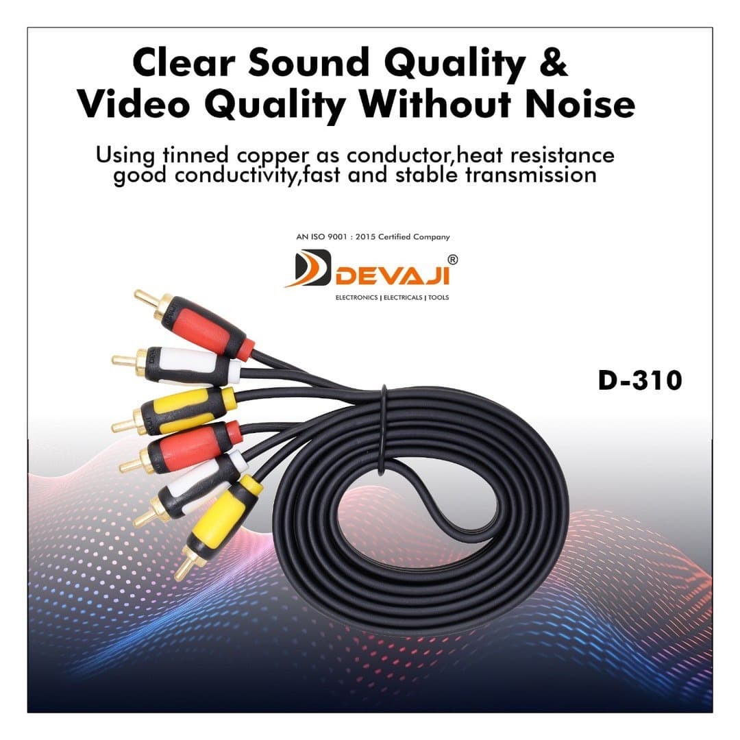 3RCA/3RCA CORD 1.5METER image 2