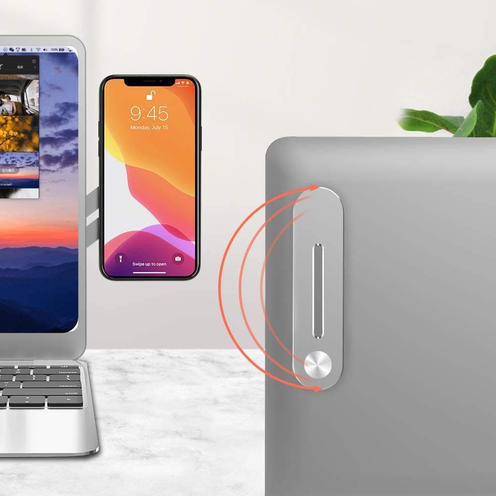 Laptop Side Mount Clip Magnetic Phone Holder image 5