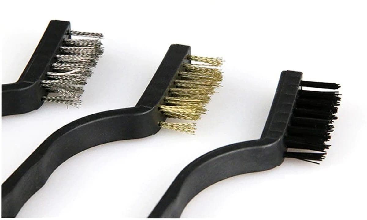 3 Pc Mini Wire Brush Set image 3