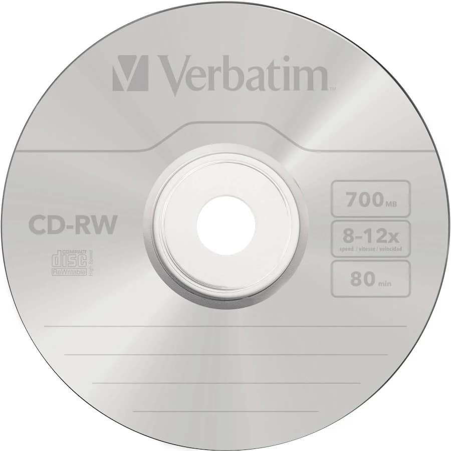 CD RW 700MB 8X 12X 10Pack Cake Box image 2