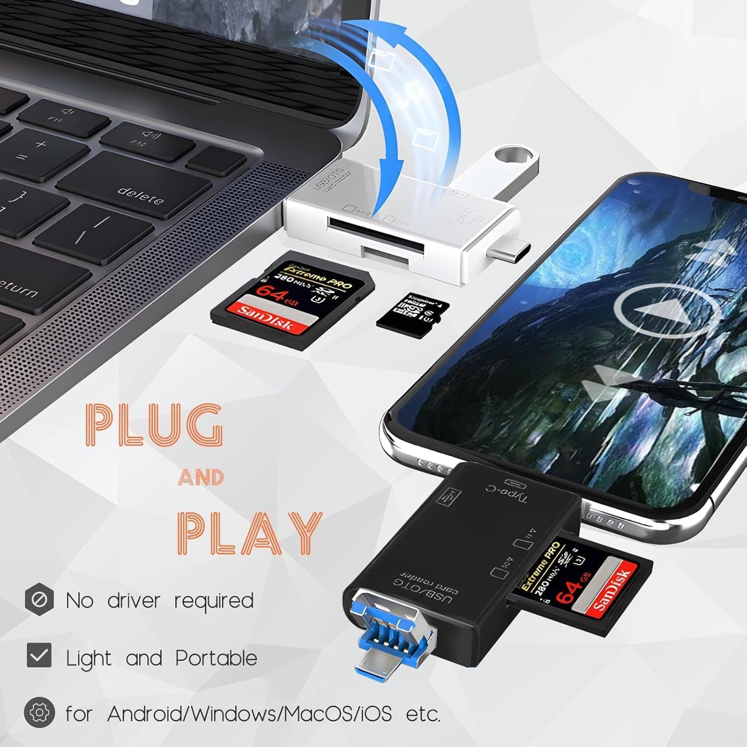 CX 17 6 in 1 OTG Card Reader image 5