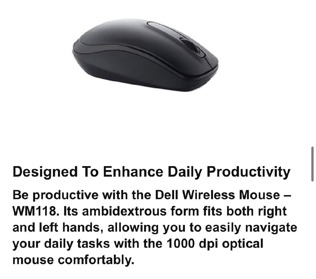 Dell Wireless Mouse image 5
