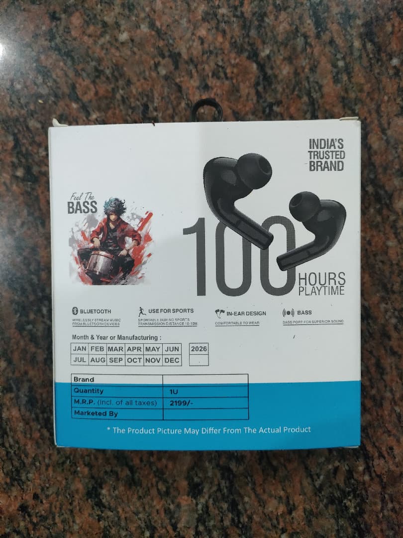 VR Curve Bluetooth Earbuds Orginal image 2