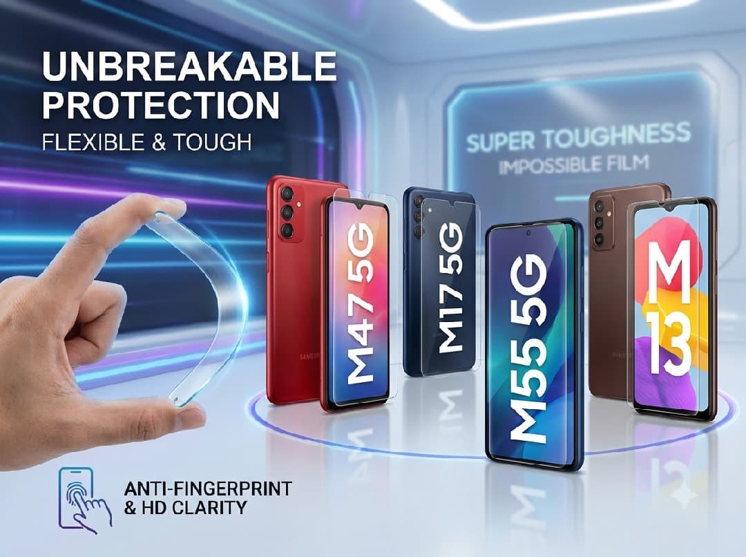 Unbreakable Screen Guard For Samsung Mobile Phones image 2
