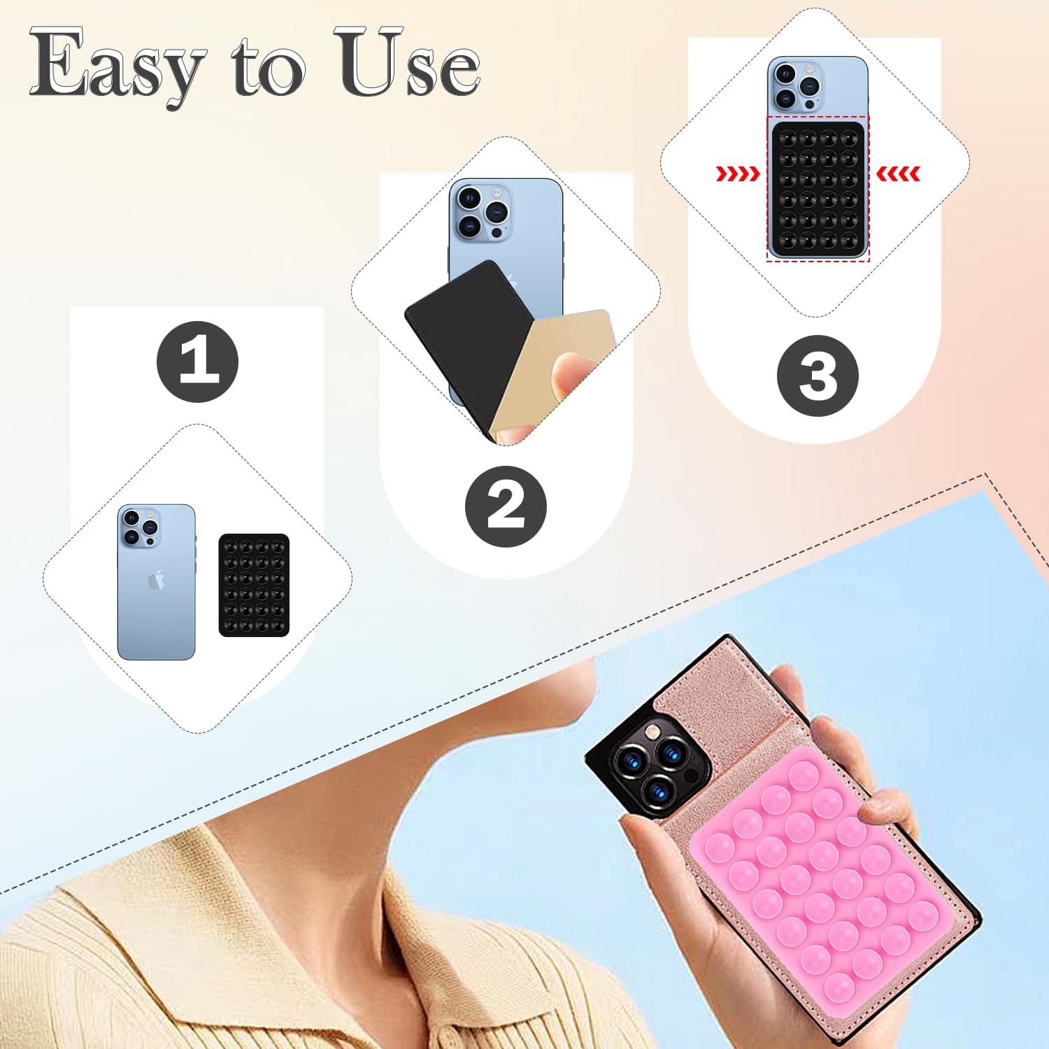 Silicone Suction Pad Mobile Holder image 3