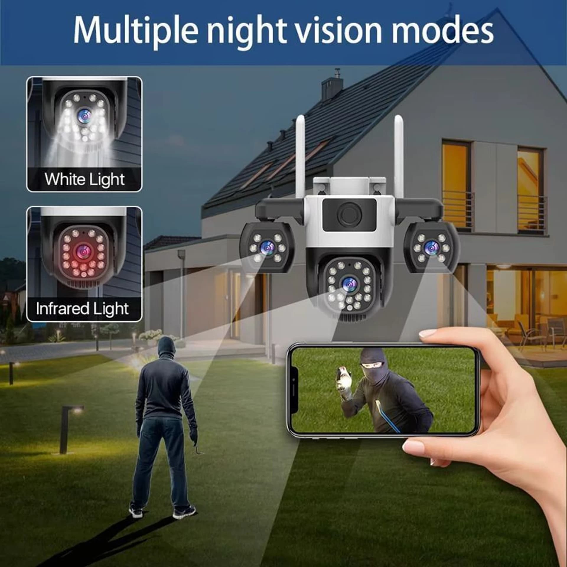 3 Camera 4G Wireless Security Camera image 3