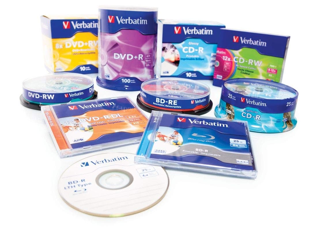 Verbatim CD R Blank Disc 52X 700MB Shrink image 3