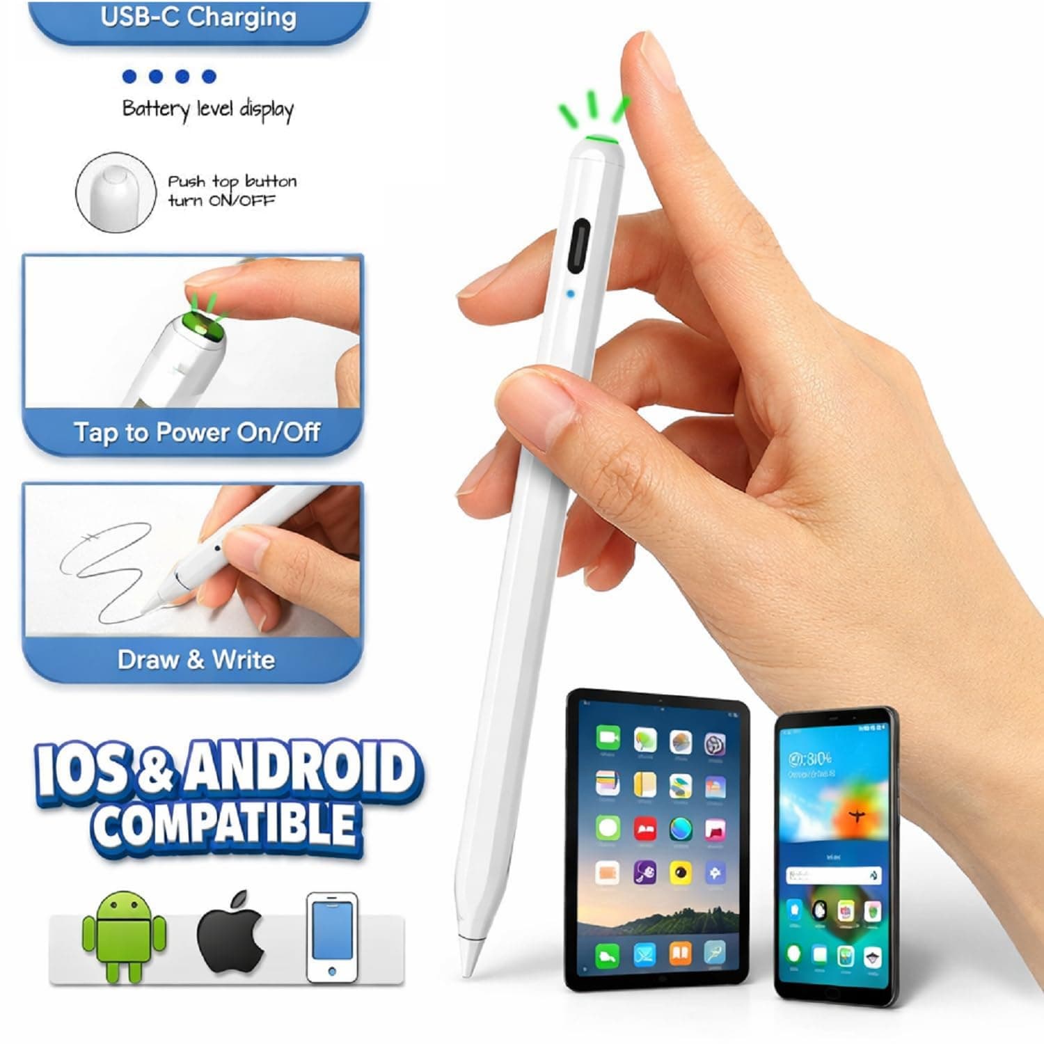 Universal Stylus Pen for iPad & Android Tablets image 4