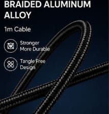 GiNEX GX-24CC 120W USB Type-C to Type-C Data Cable image 4
