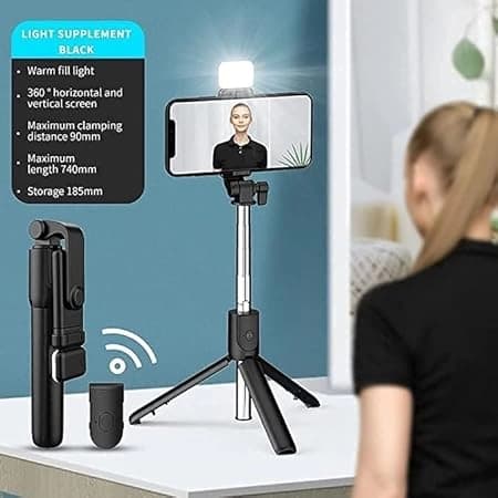 R1-L Bluetooth Selfie Stick Tripod image 3