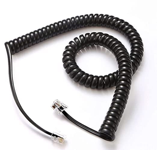 Coil Cord 2 Meter Telephone Coil Cable image 2