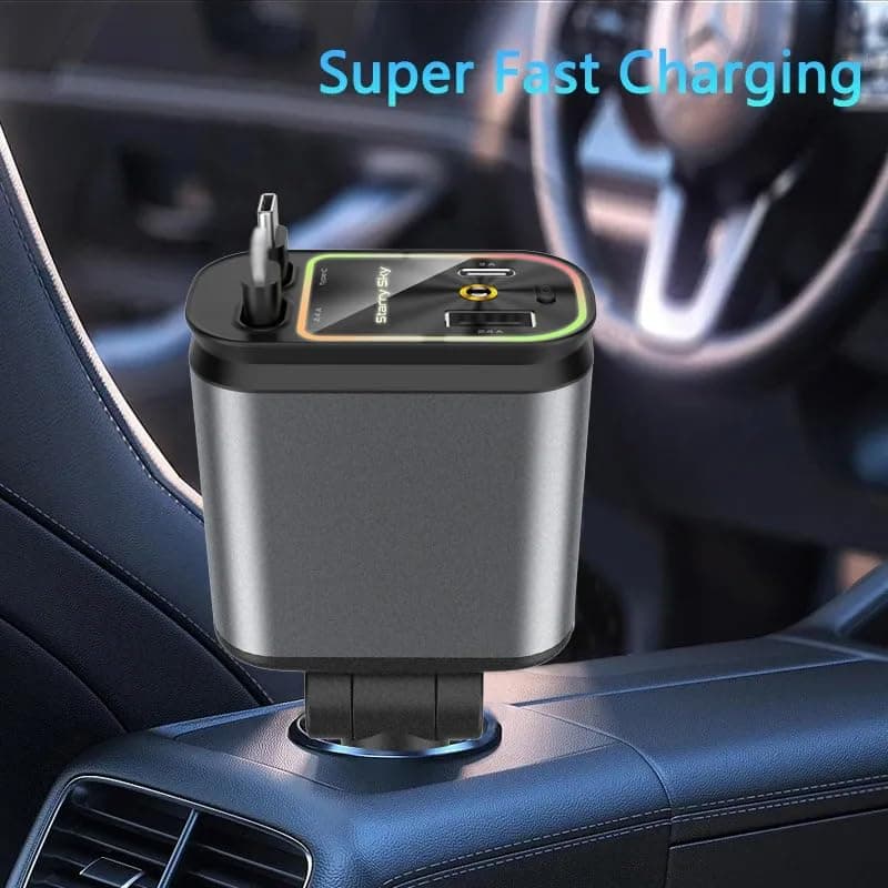 4 In 1 Starry Sky Car Charger image 2