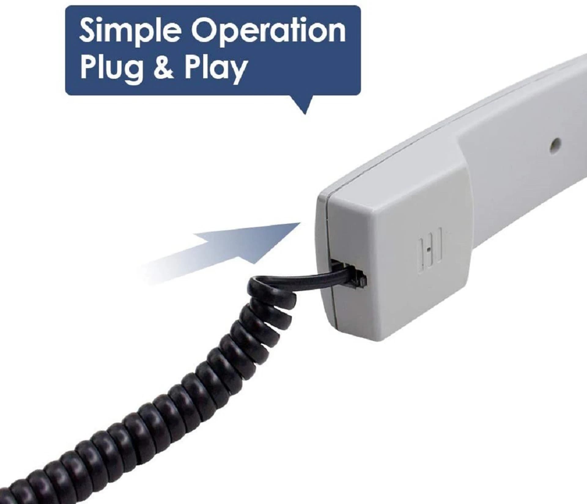 Telephone Coil Cord 3 Meter image 4