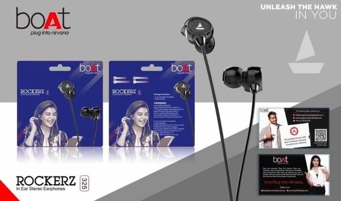 Boat Rockers 325 In Ear Stereo Earphones image 1