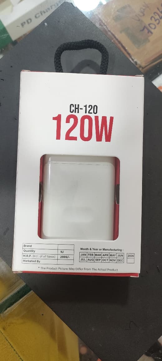 VR CH-120 120W Super Fast Charging Adapter image 2