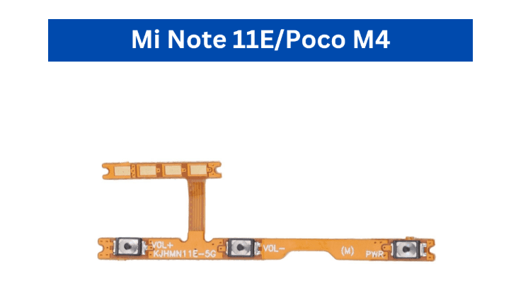 Mi Note 11/11s / Mi Note 11E/Poco M4/ Mi Note 11 Pro/Poco X4 /Mi Note 11T (5G)/K50i Pro Power Volume Flex image 2