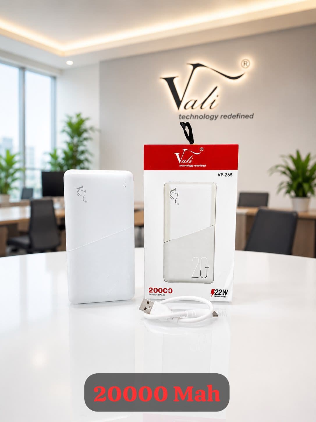 Vali VP 265 20000mAh 22W Fast Charging Power Bank image 4