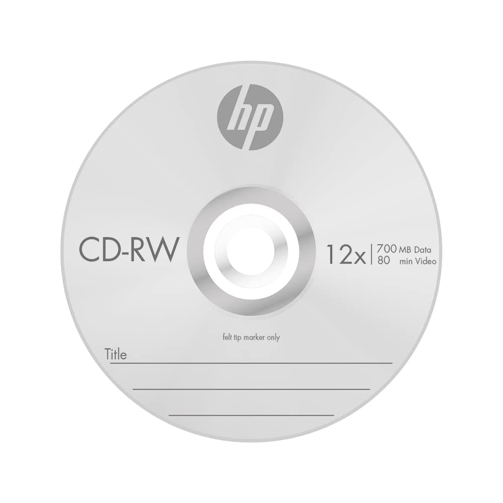 HP CD R 700MB 4x 12x 10Pack Slim Case image 3