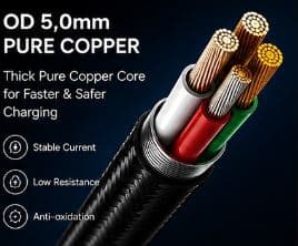 GINEX GX-24CL 65W PD Fast Charging Cable image 4