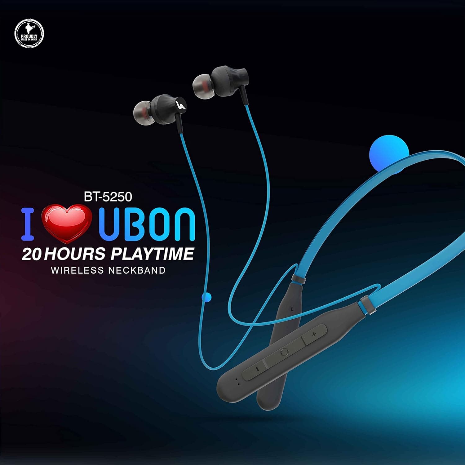 UBON BT 5250 Wireless Neckband image 3