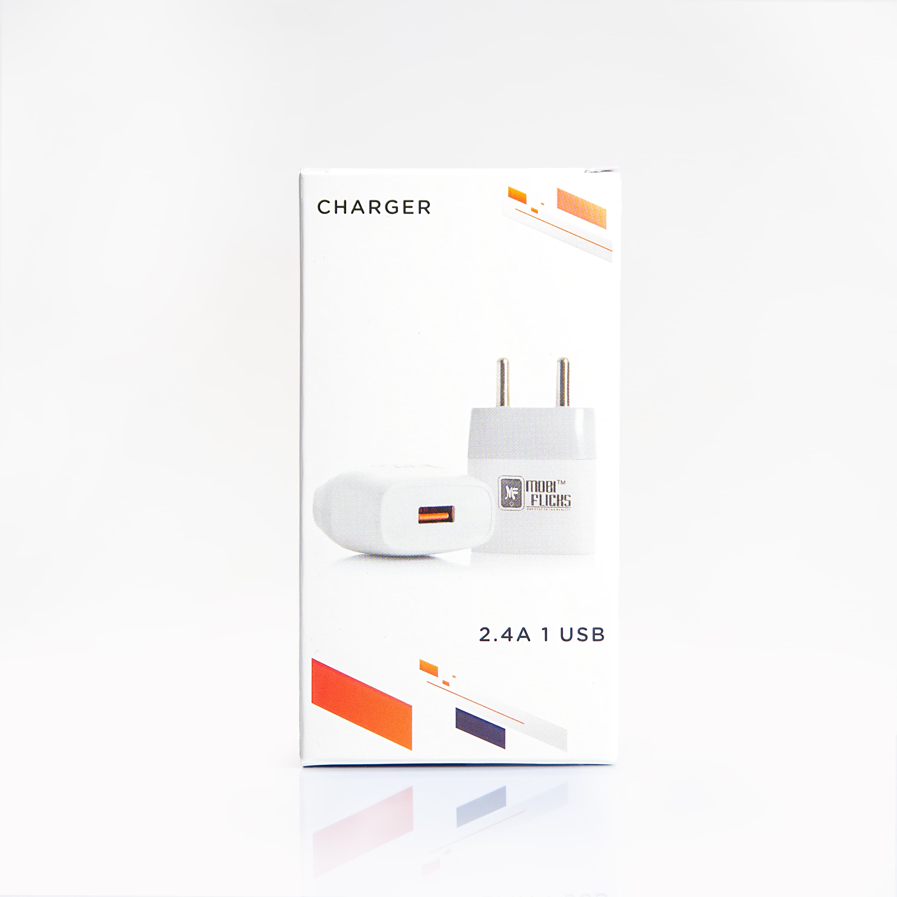 2.4 AMP Charger with V8 Cable image 3