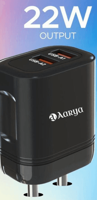 AARYA Thor 22W Dual USB Charger image 2