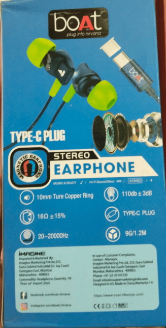 Boat BassHeads 100C Wired Earphones image 2