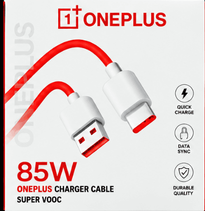 OnePlus/OPPO / Samsung/ Realme/ Mi / Vivo 85W Super VOOC Charging Cable