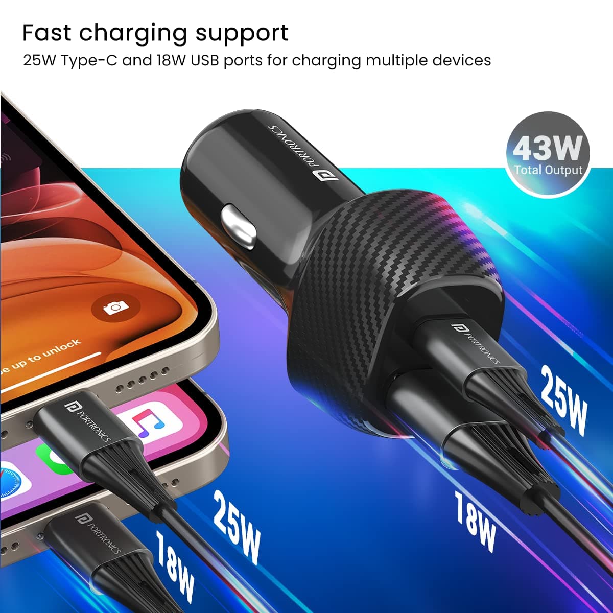 Chargenation 43W Car Charger image 2